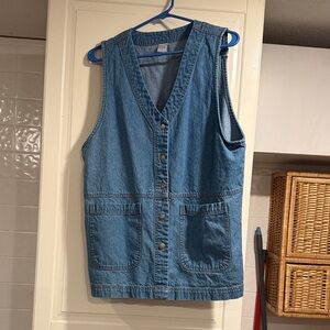 Denimjazz Vest size medium 12:19 100% cotton